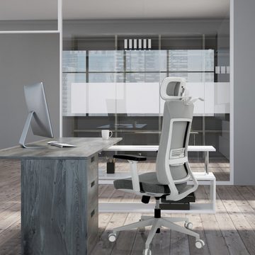 hjh OFFICE Drehstuhl Profi Bürostuhl COMFIO WMH Stoff/Netzstoff (1 St), Schreibtischstuhl ergonomisch