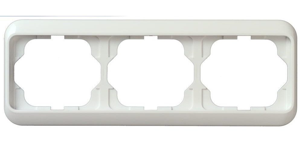Busch-Jaeger Abdeckrahmen Busch-Jaeger Abdeckrahmen 3-fach Alpha Nea, PVC