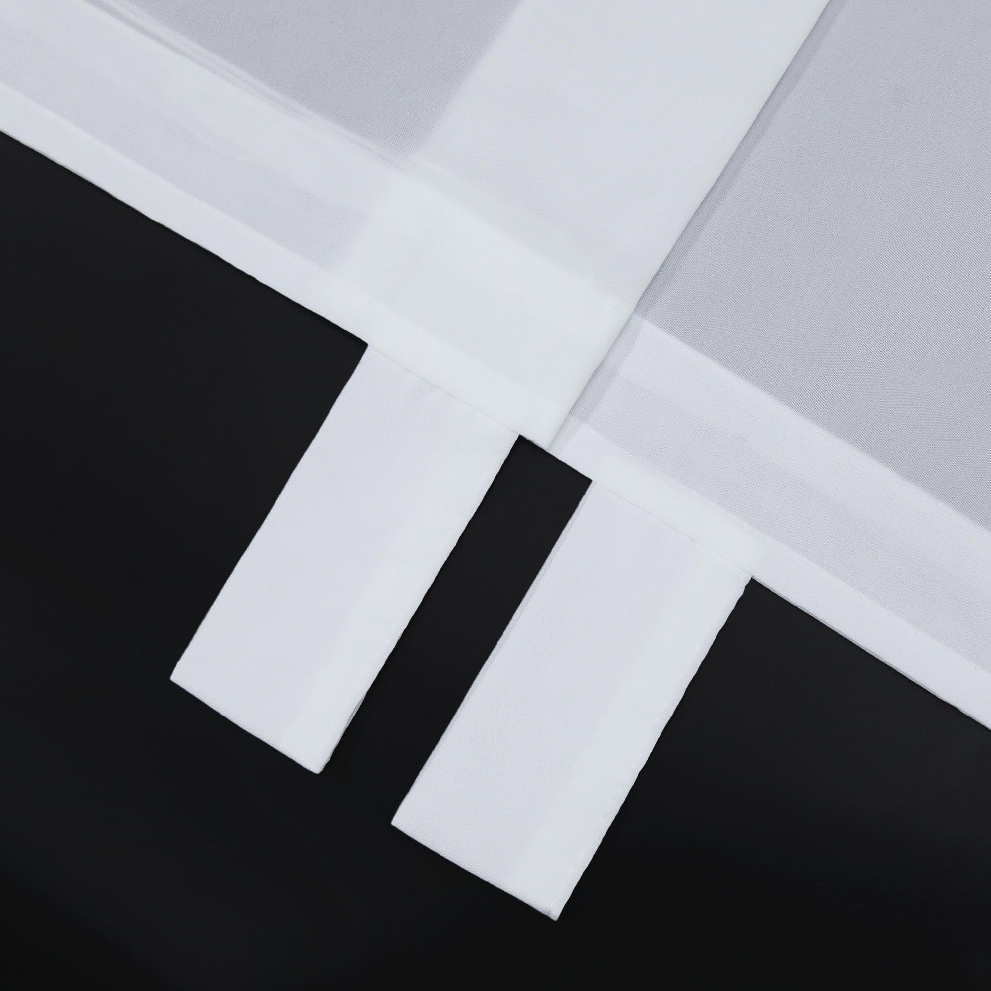 Joyswahl Raffrollo, mit Schlaufen, Küche Raffgardinen Landhaus, Unifarben günstig online kaufen