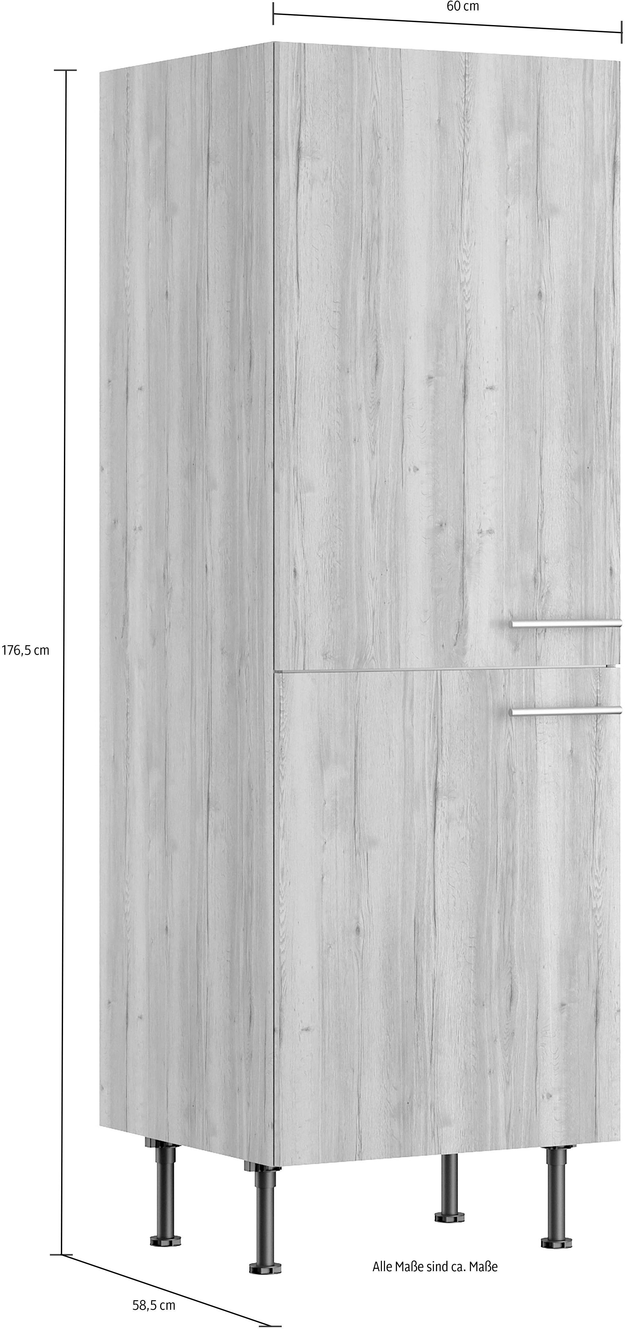 OPTIFIT Kühlumbauschrank Klara Breite lackiert/weiß weiß cm 60