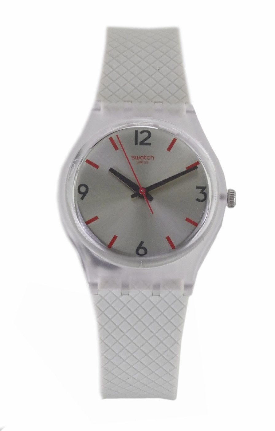 Swatch Quarzuhr Swatch Damen Quarz Uhr GE247 Gent Perlato X121, (Schwarz)