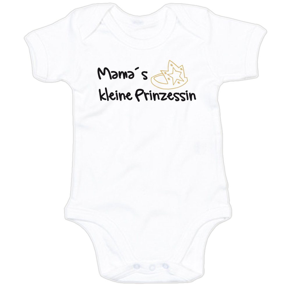 G-graphics Kurzarmbody Mama´s kleine Prinzessin Baby Body mit Spruch / Motiv / Aufdruck • zur Geburt / Babyparty