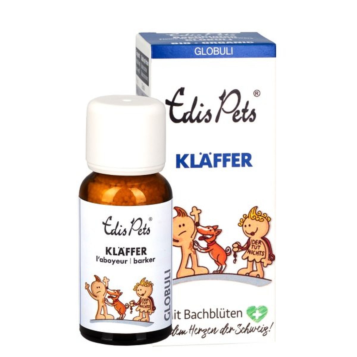Edis Pets® Kläffer Bio Bachblüten für Hunde Globuli