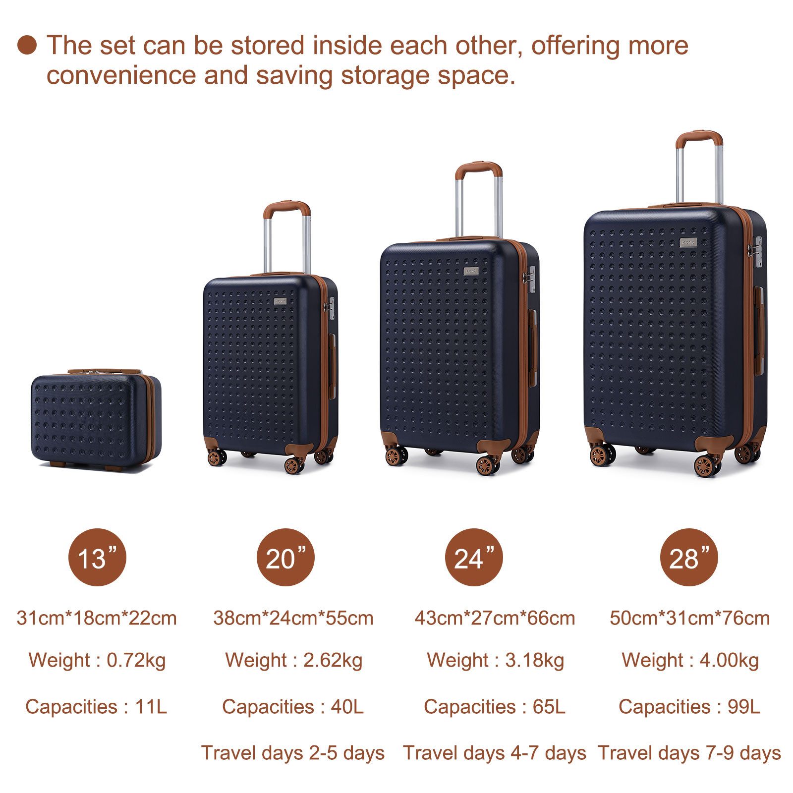 British Traveller Hartschalen-Trolley Hartschalenkoffer 100% ABS günstig online kaufen