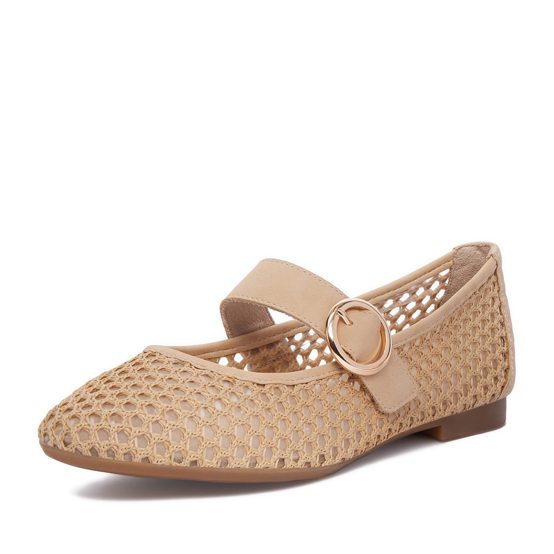 Remonte Remonte Damen-Ballerinas Beige Ballerina