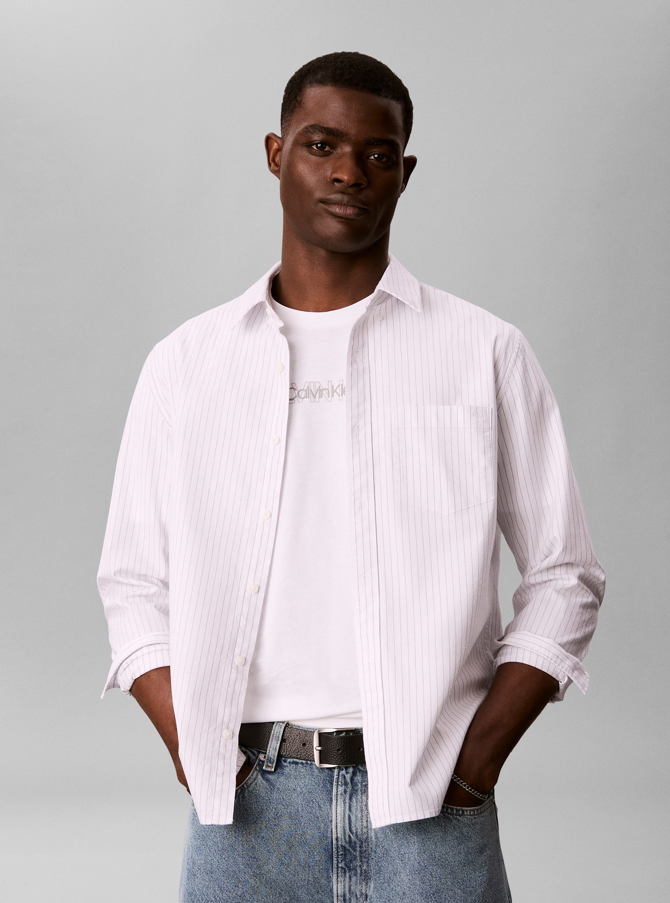 Calvin Klein Jeans T-Shirt REPEAT LOGO GRAPHI Regular fit mit Rundhalsausschnitt