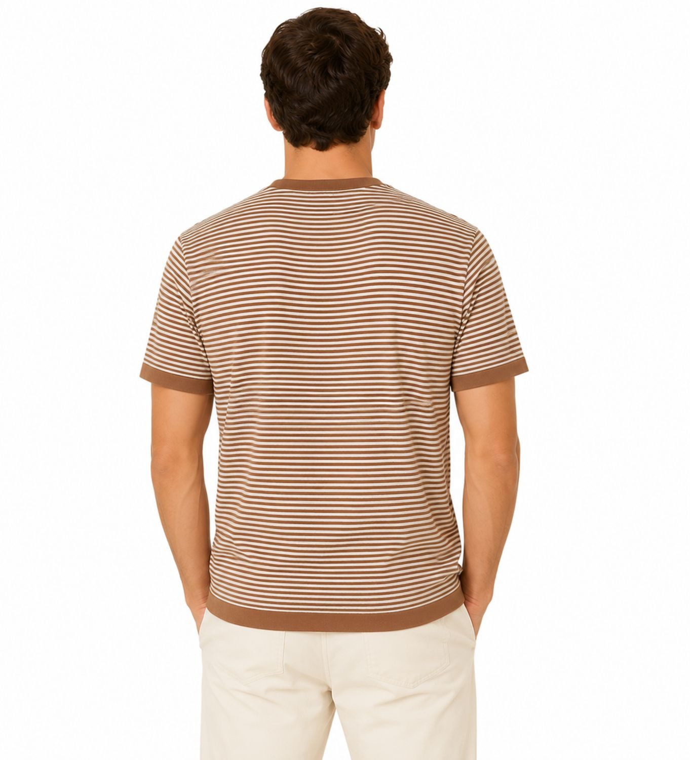 Mos Mosh T-Shirt MMGCrowe Stripe Knit Tee