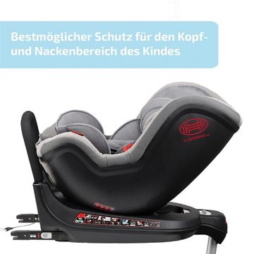 HEYNER Autokindersitz Reboarder Kindersitz 4in1 drehbarer Autokindersitz (0 - 36 kg)