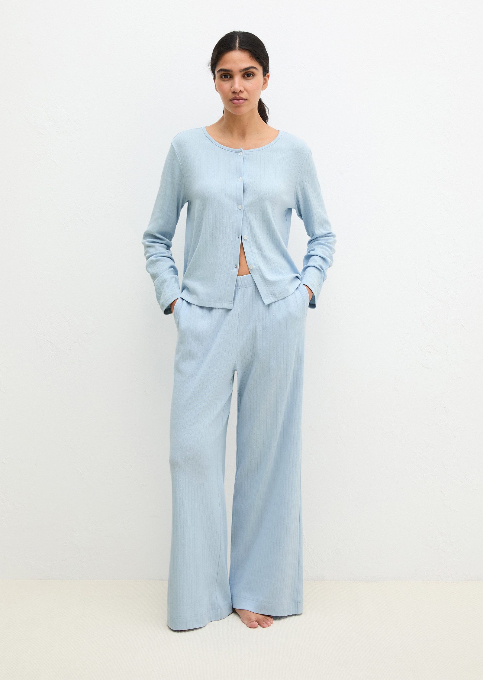 Marc O'Polo Shorts Mix N Match Airy Cotton Rib günstig online kaufen