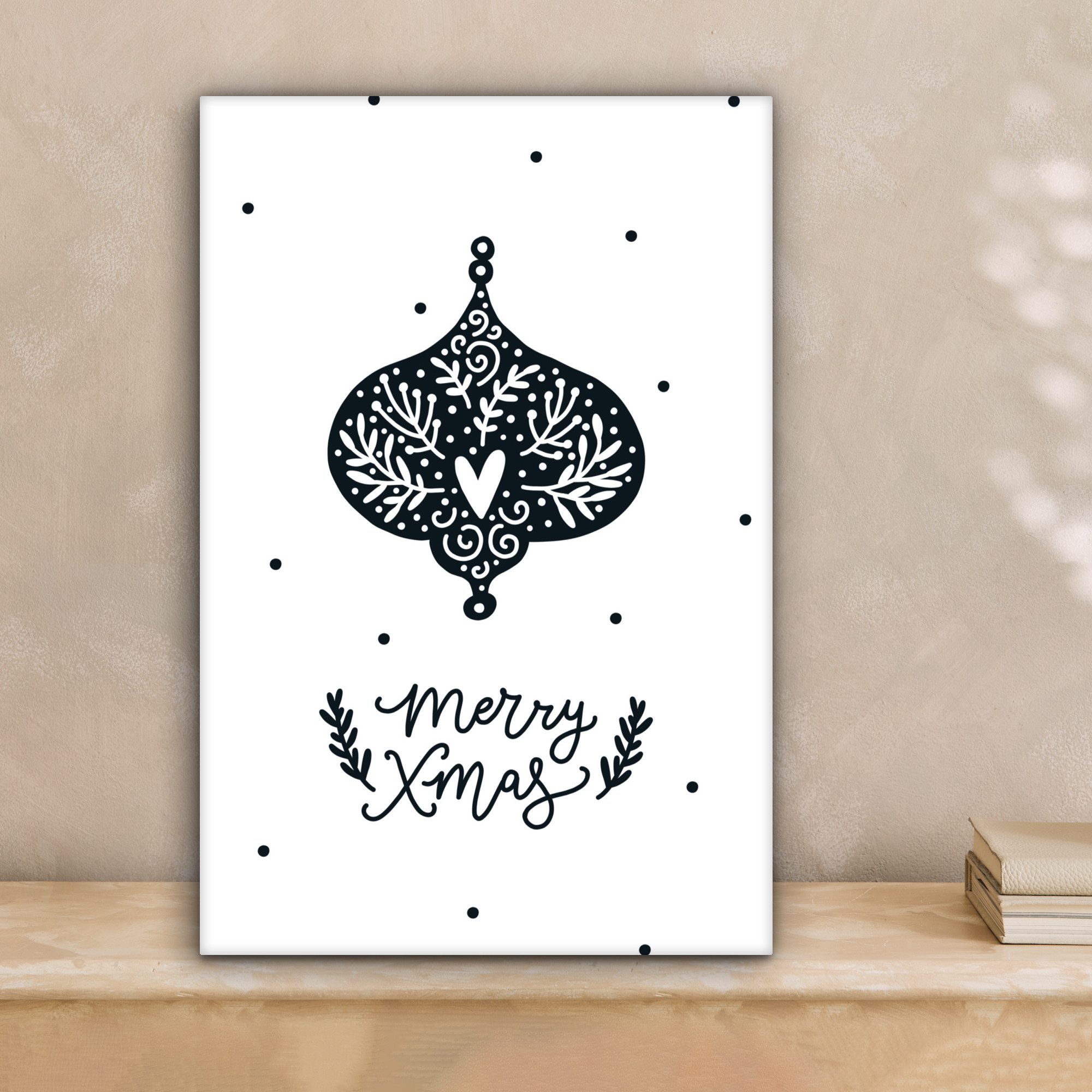 OneMillionCanvasses® Leinwandbild Weihnachten - Zitate - günstig online kaufen