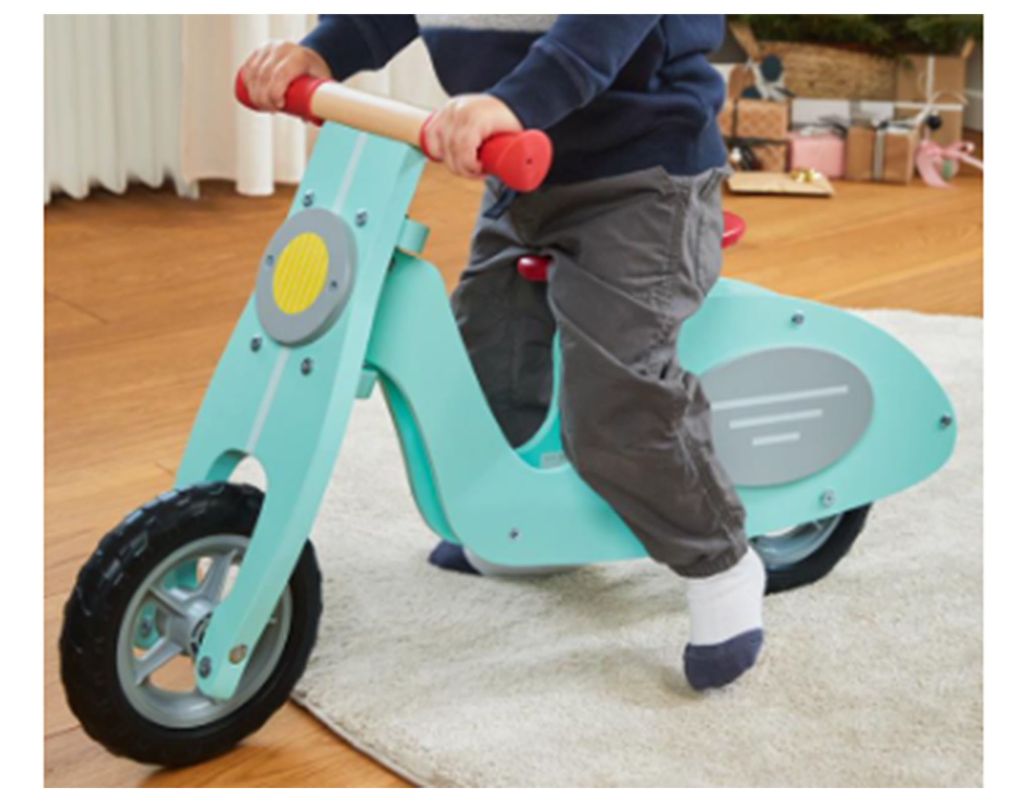 Playtive Laufrad Laufrad Vespa Kinderlaufrad höhenverstellbar 20kg Lernrad Scooter 8 Zoll