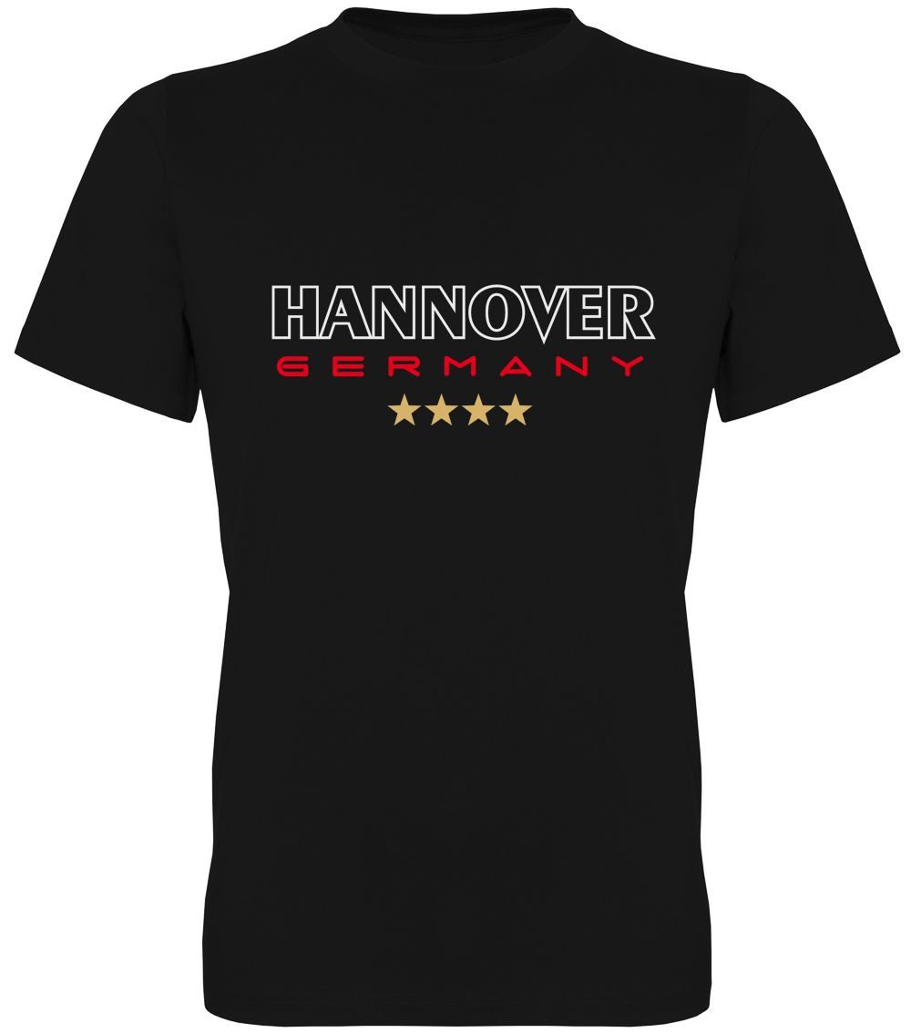 G-graphics T-Shirt Hannover Germany (1-tlg) Herren T-Shirt mit einem Motiv für den echten Fan