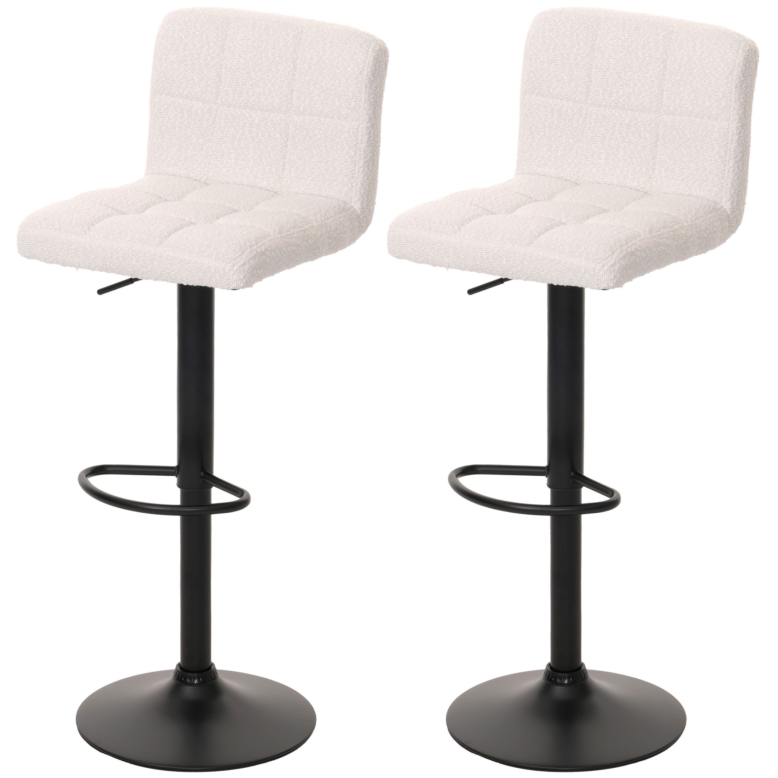 MCW Barhocker MCW-G87-B (Set, 2er), Bequeme Polsterung, Dekorative Ziernäht günstig online kaufen