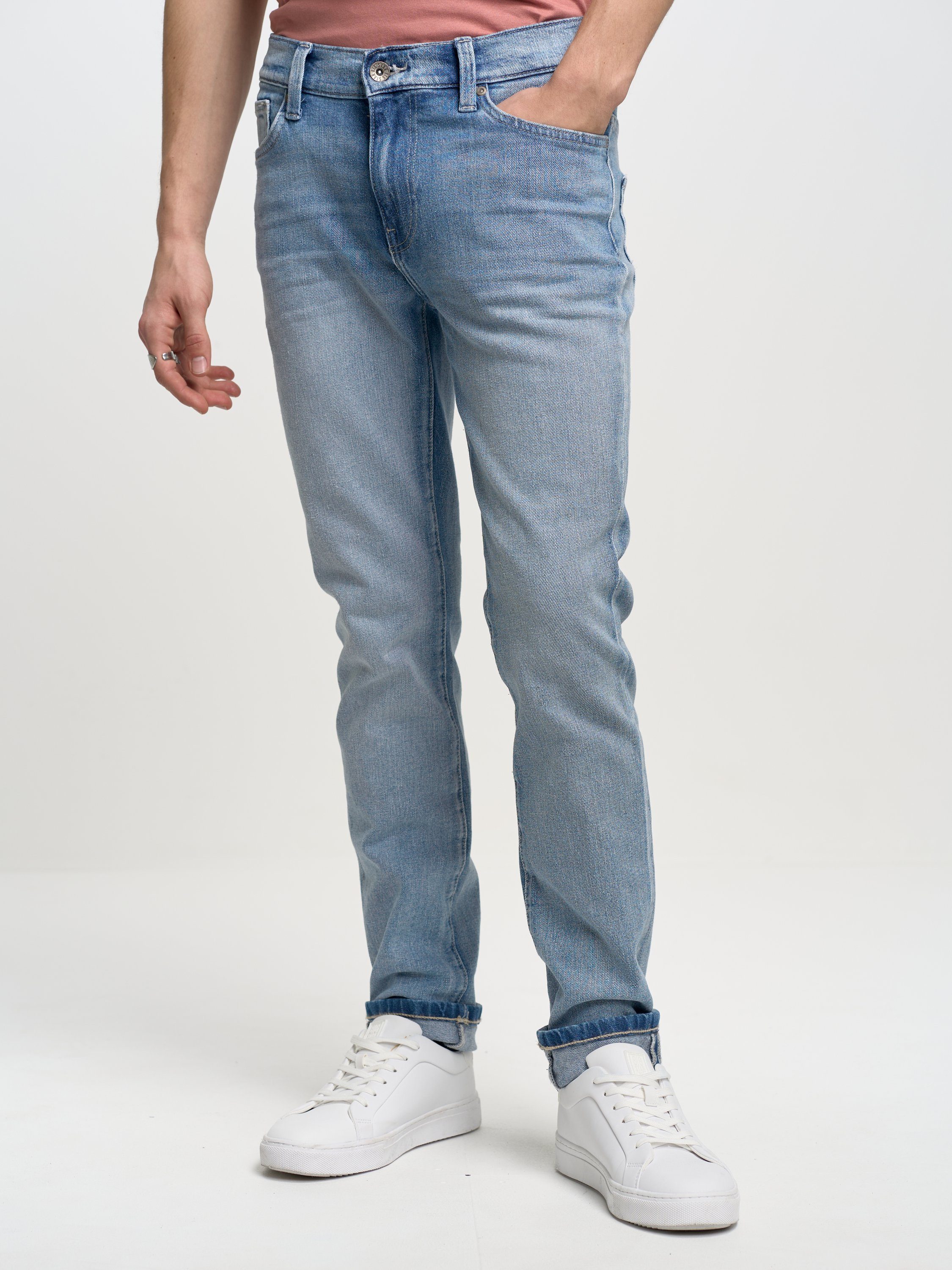 BIG STAR Slim-fit-Jeans MARTIN (1-tlg) pastellblau