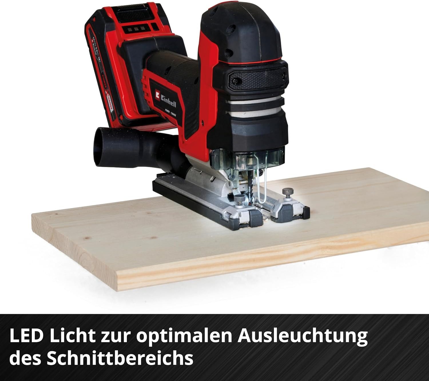 Einhell Akku-Pendelhubstichsäge Professional Stichsäge TP-JST 18/135 Li BL 18V Akku 4.0 Ah r
