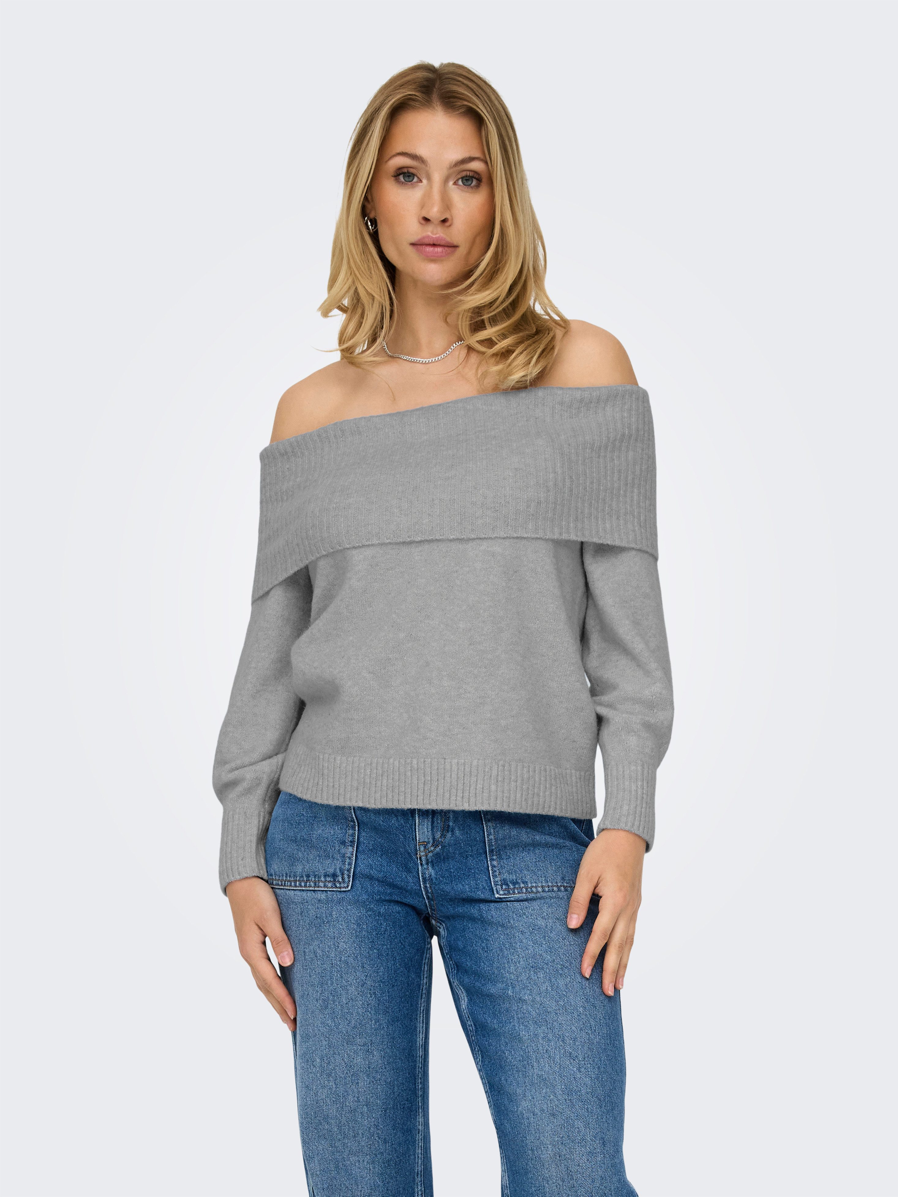 ONLY Carmenpullover ONLJEANETT LIFE L/S OFF günstig online kaufen