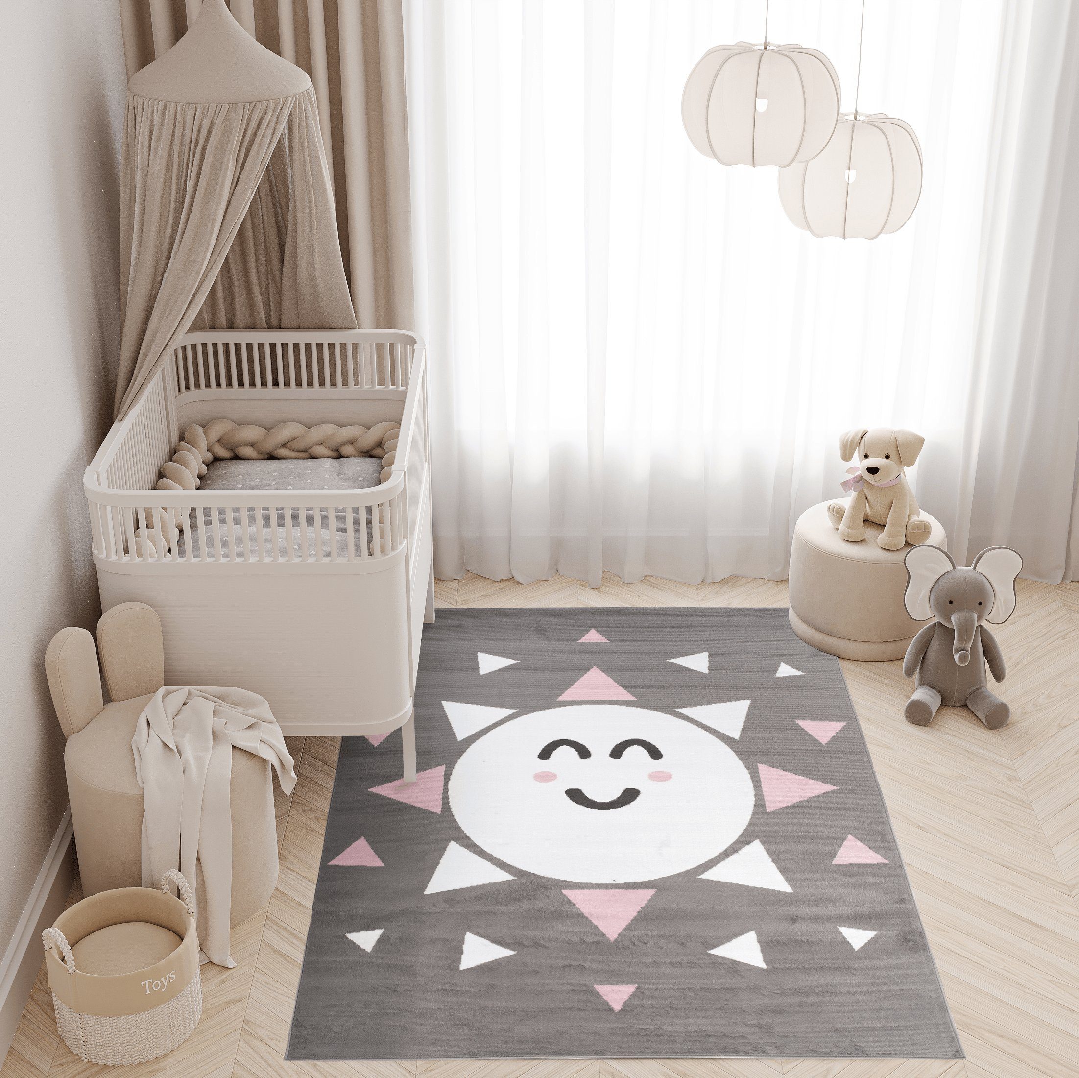 Tapiso Kinderteppich PINKY, rechteckig, Höhe: 8 günstig online kaufen