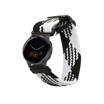 kwmobile Uhrenarmband Armband für Garmin vivomove 3S / vivoactive 4S, Nylon Fitnesstracker Sportarmband Band - Innenmaße von 15 - 18,5 cm