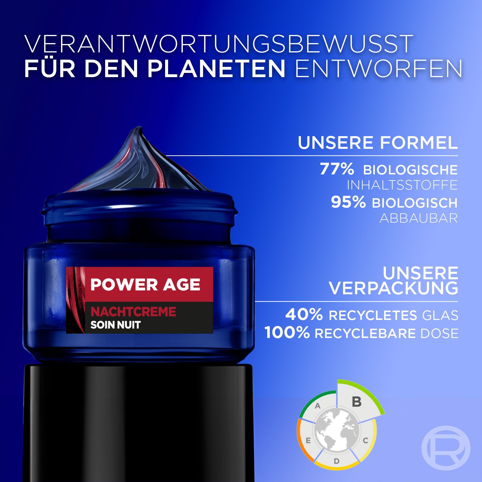 L'ORÉAL PARIS MEN EXPERT Gesichtspflege-Set L'Oréal Men Expert Power Age Set: Feuchtigkeitspflege & Nachtcreme