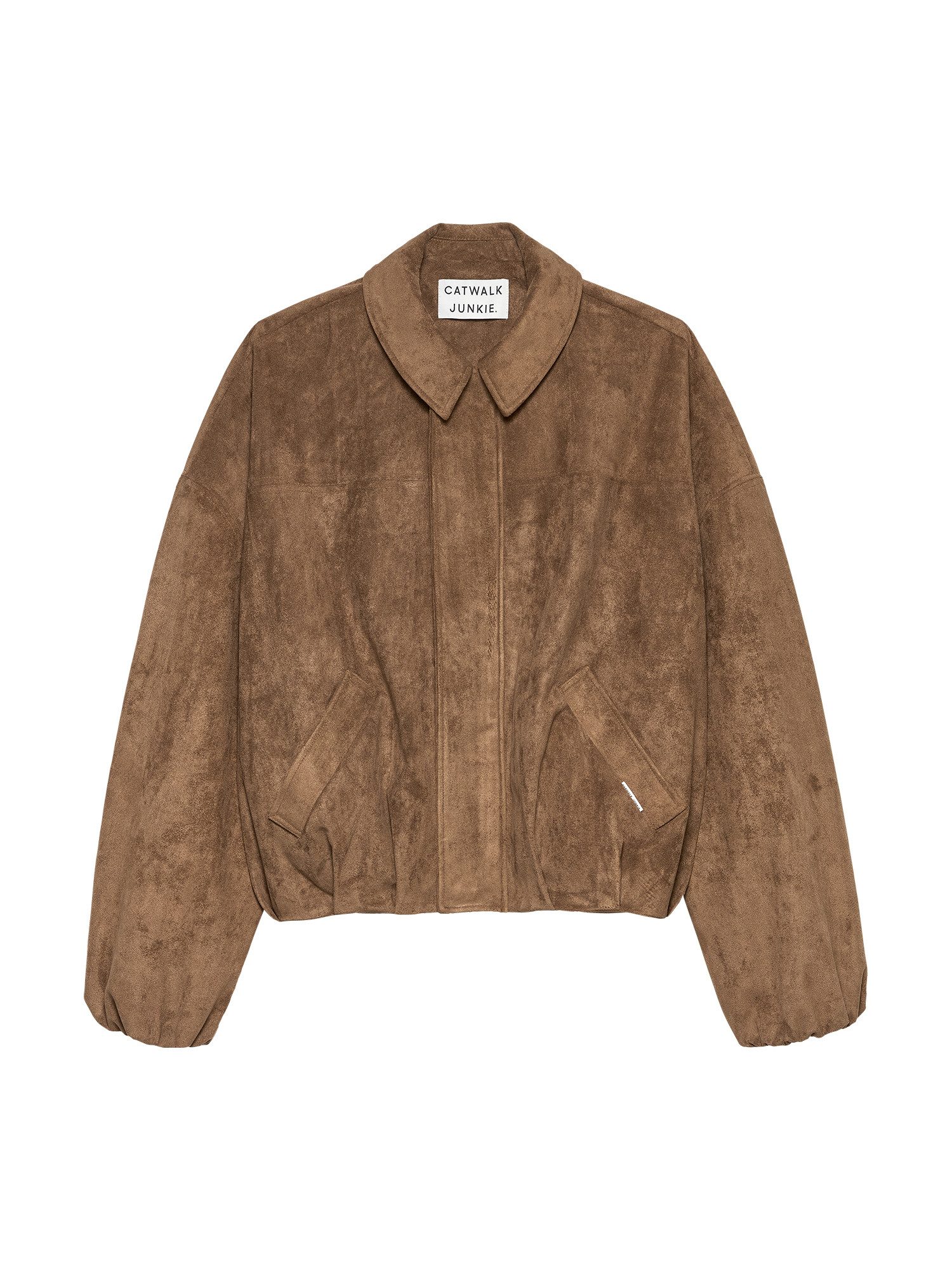 Catwalk Junkie Lederimitatjacke Faux suede jacket - Oversize Übergangsjacke - Damen Jacke