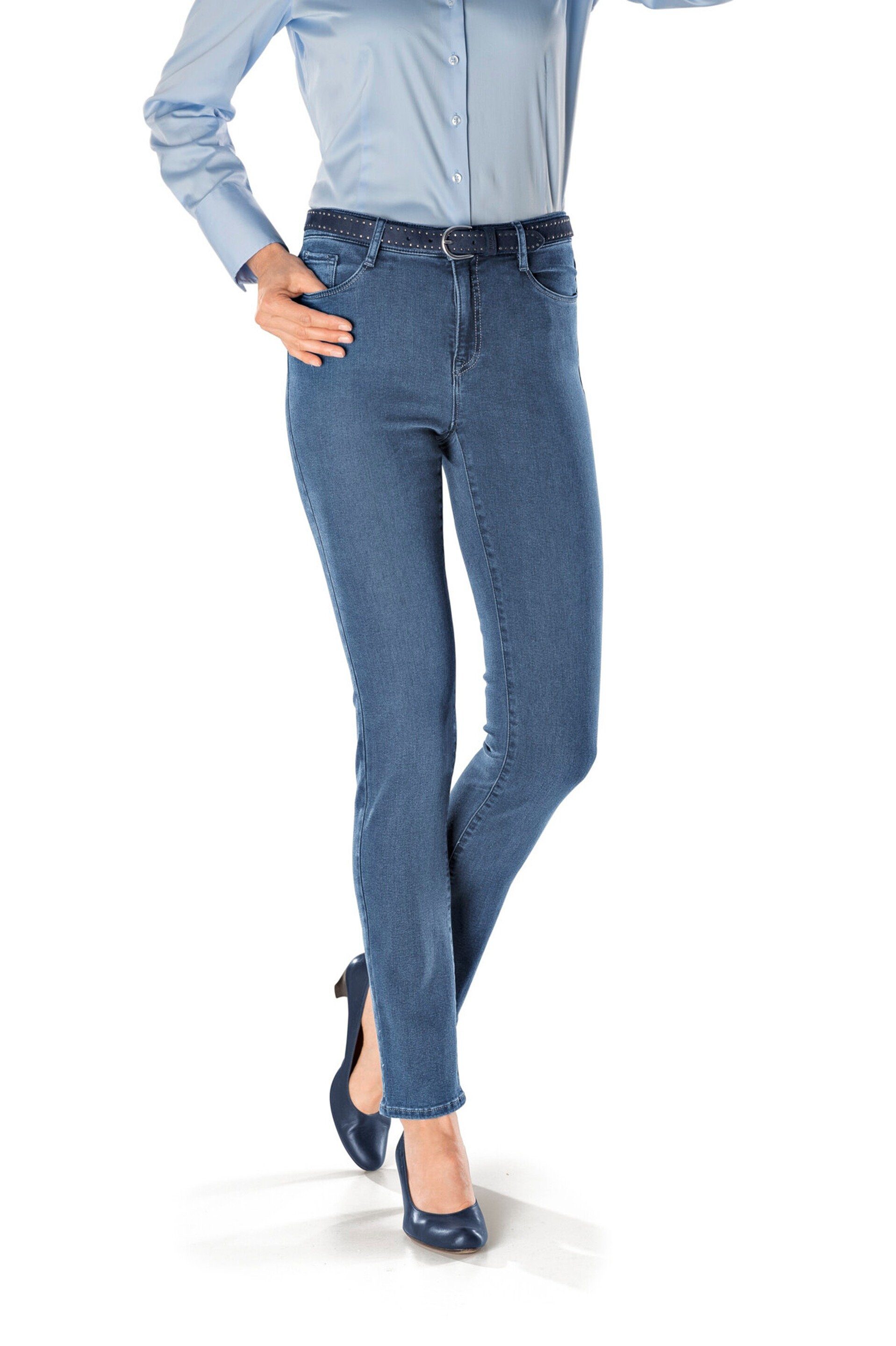 Carola Planet"Jeans 5-Pocket-Jeans stone Brax "Blue used BRAX