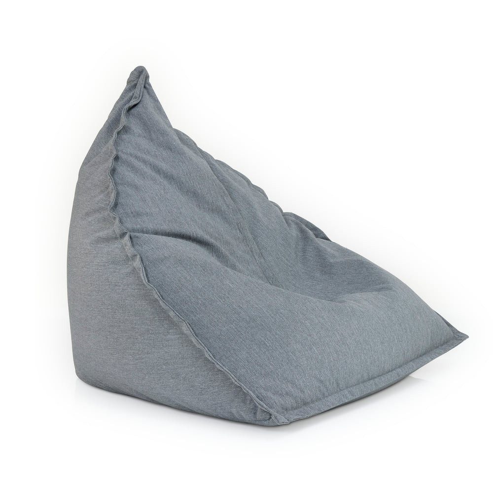 Lumaland Sitzsack Olefin Collection Design Sitzsack Outdoor Triangle - wetterfest, 300 L, Bean Bag aus UV-, chlor- & salzwasserresistentem Olefin-Polymergewebe