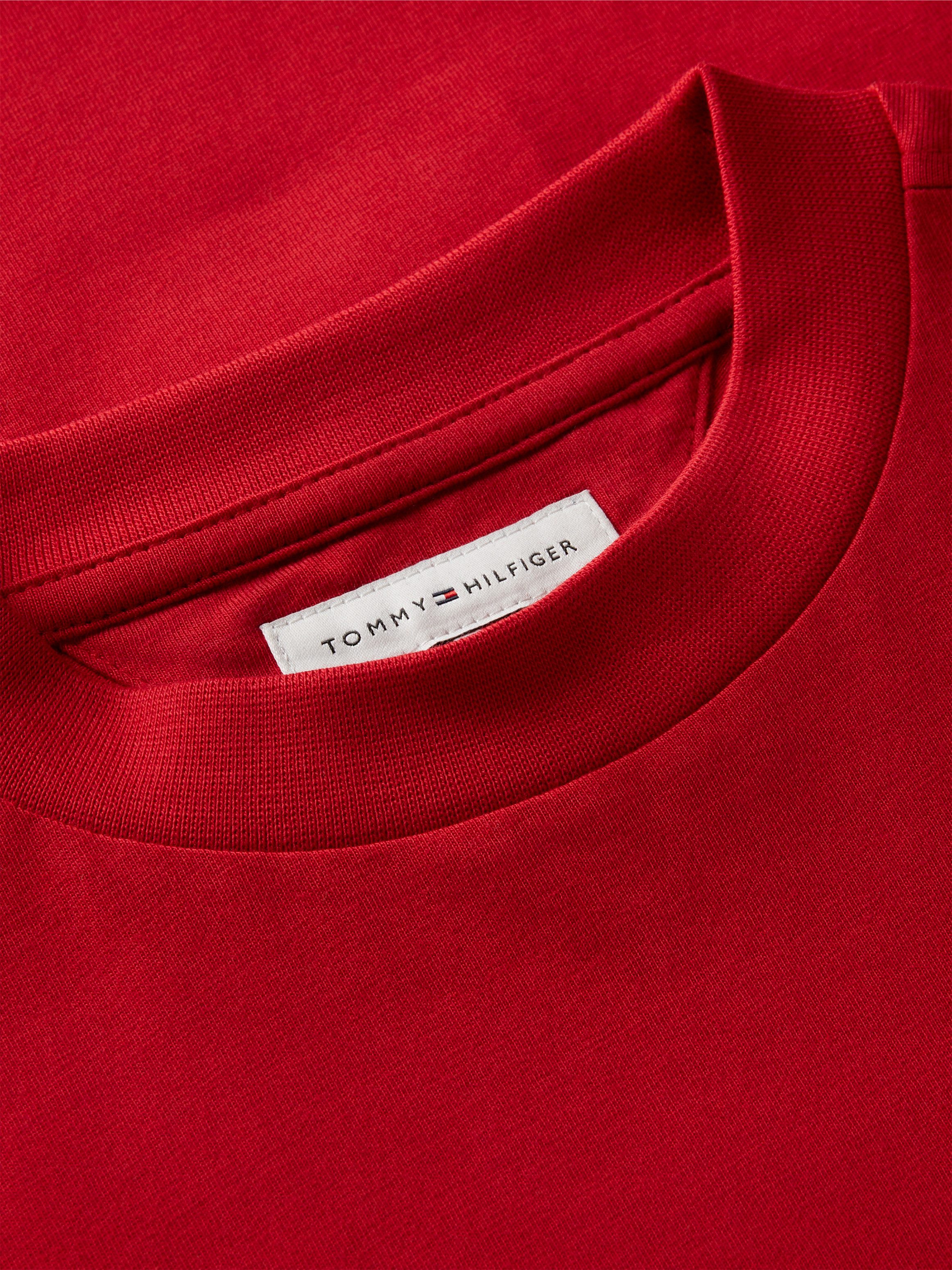Tommy Hilfiger T-Shirt Rundhalsausschnitt, Regular Fit, reine Baumwolle,Kinder bis 16 Jahre