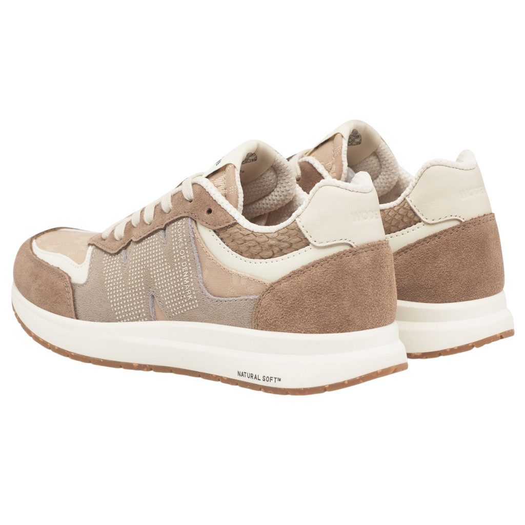 WODEN Rigmor Heritage (Wildleder/Textil) coffeebraun/cream Damen Sneaker