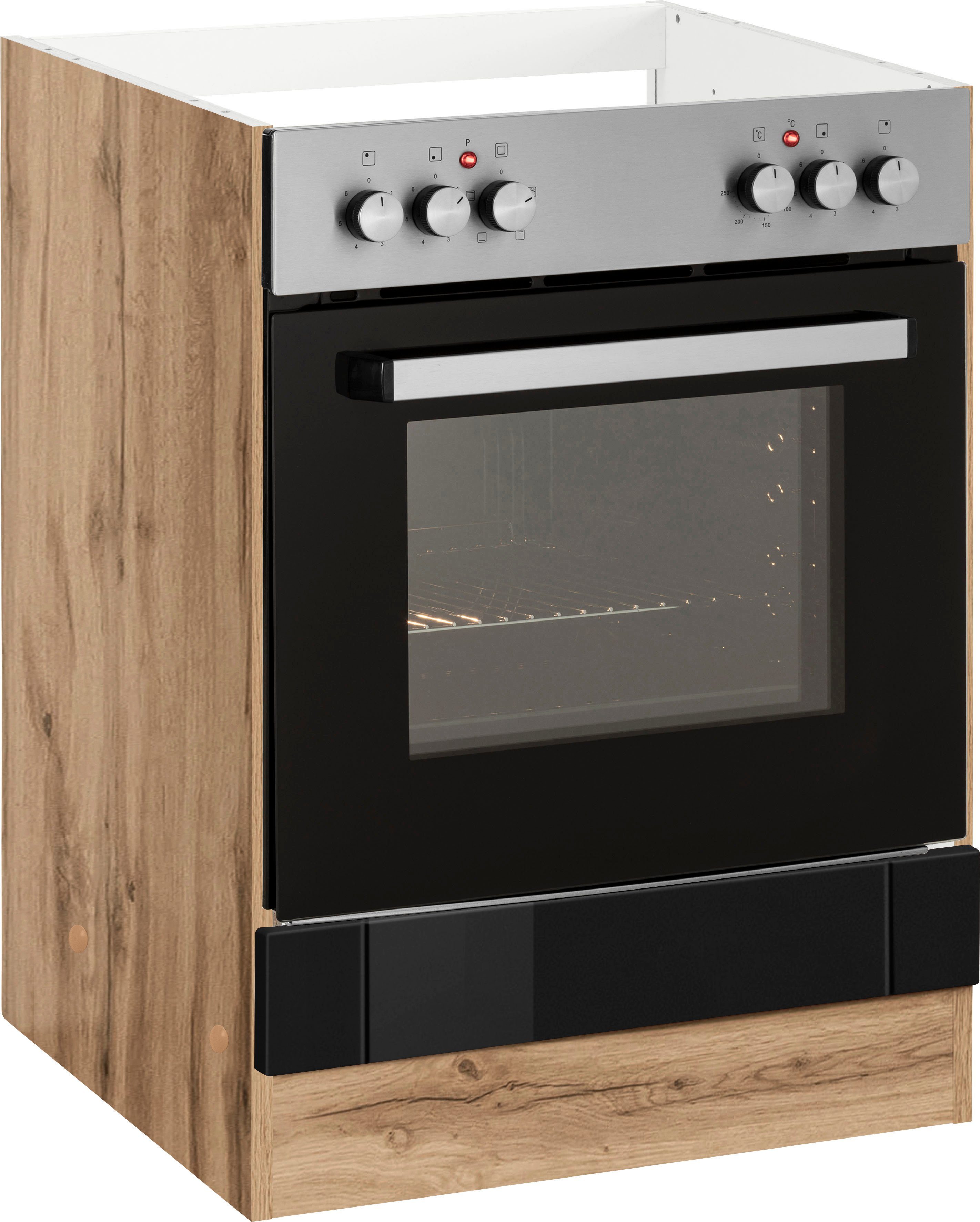 KOCHSTATION Herdumbauschrank KS-Tinnum 60 cm breit, für Herd-Set