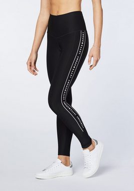 JETTE SPORT Leggings mit seitlichem Logo-Druck (1, 1-tlg)