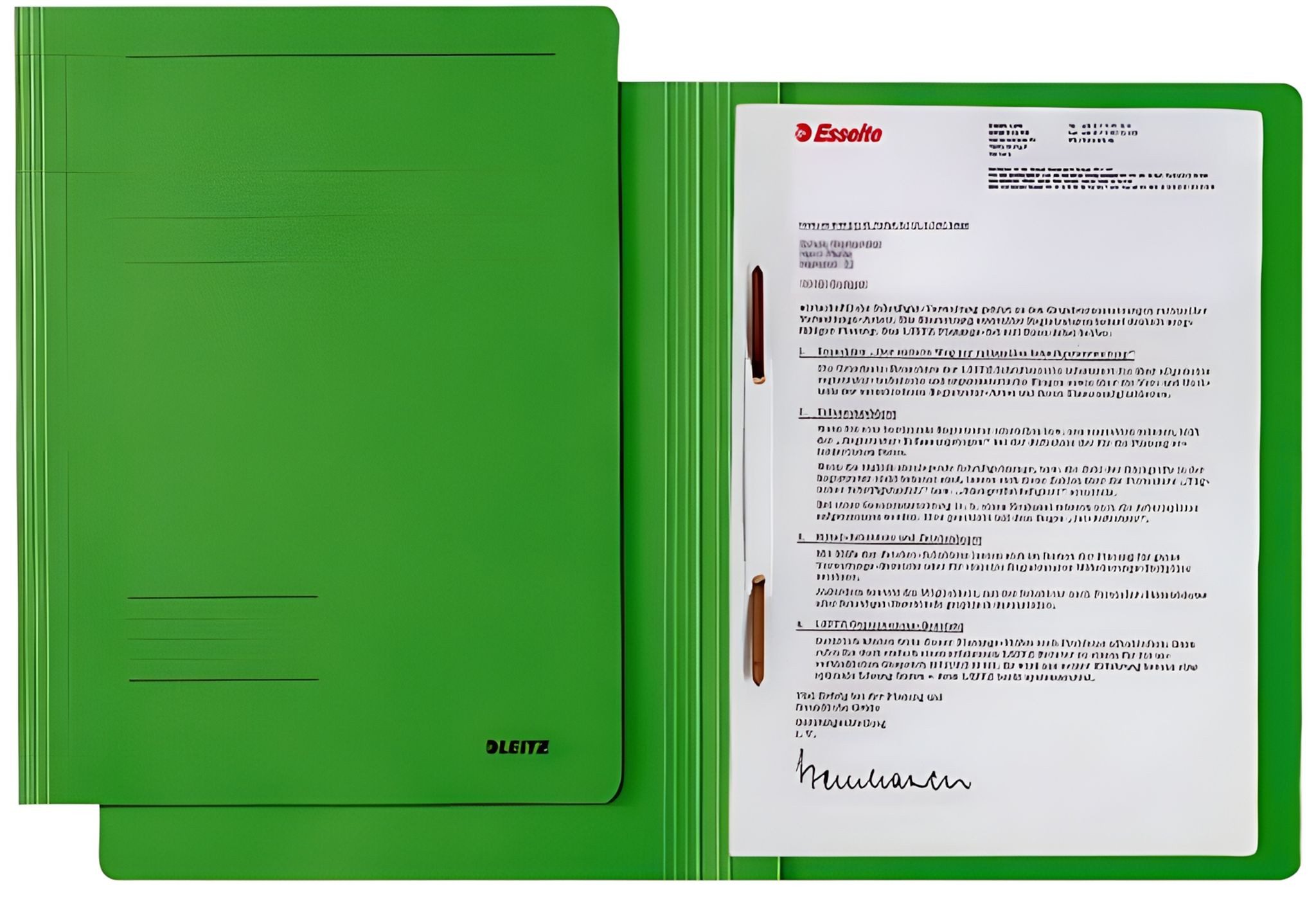 LEITZ Hefter LEITZ 3003 Schnellhefter Fresh A4 250Blatt kfm. Heftung Karton (RC)