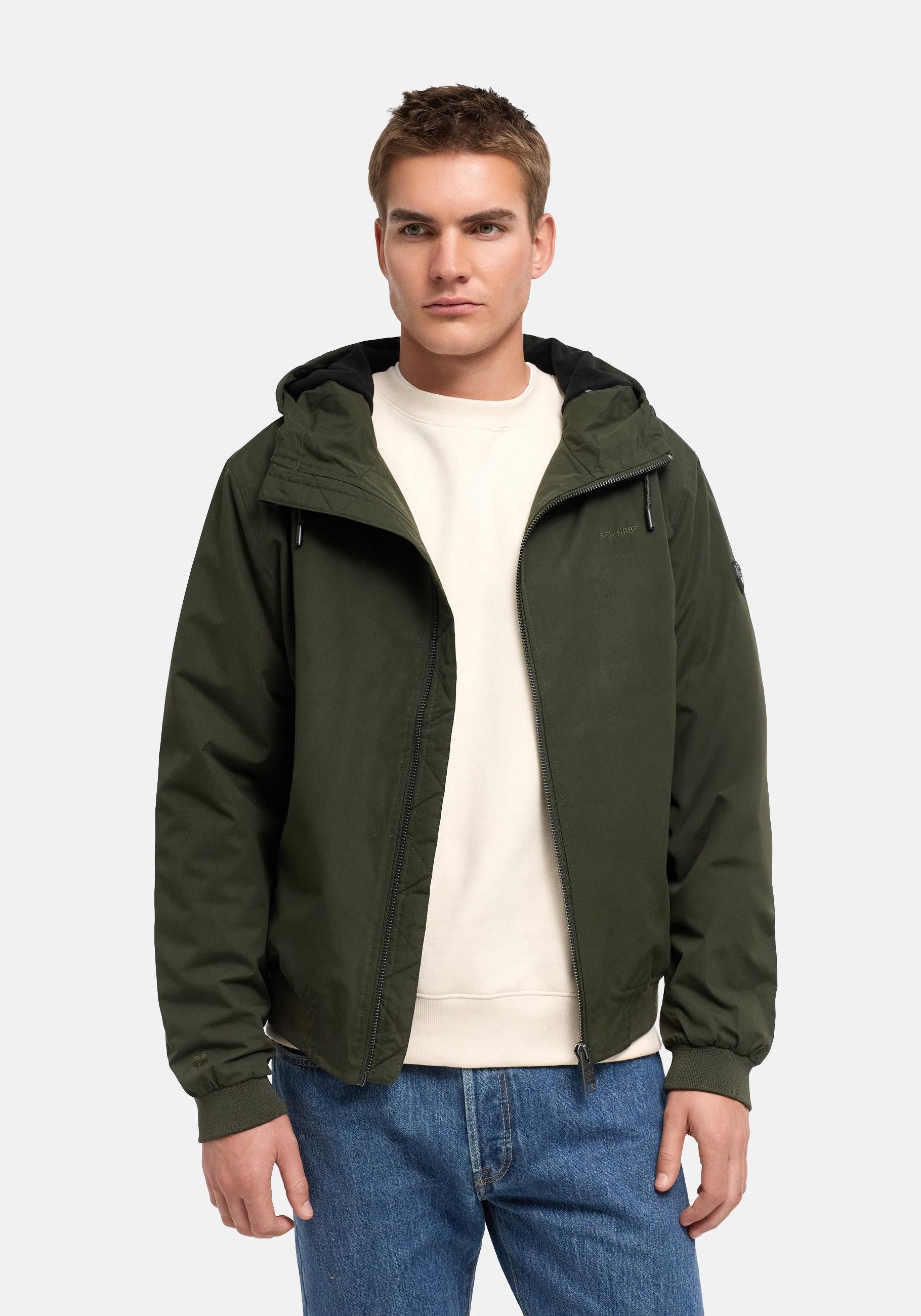 Stone Harbour Outdoorjacke Daxaar XX Mit Fleece gefütterte leichte Jacke mit Kapuze
