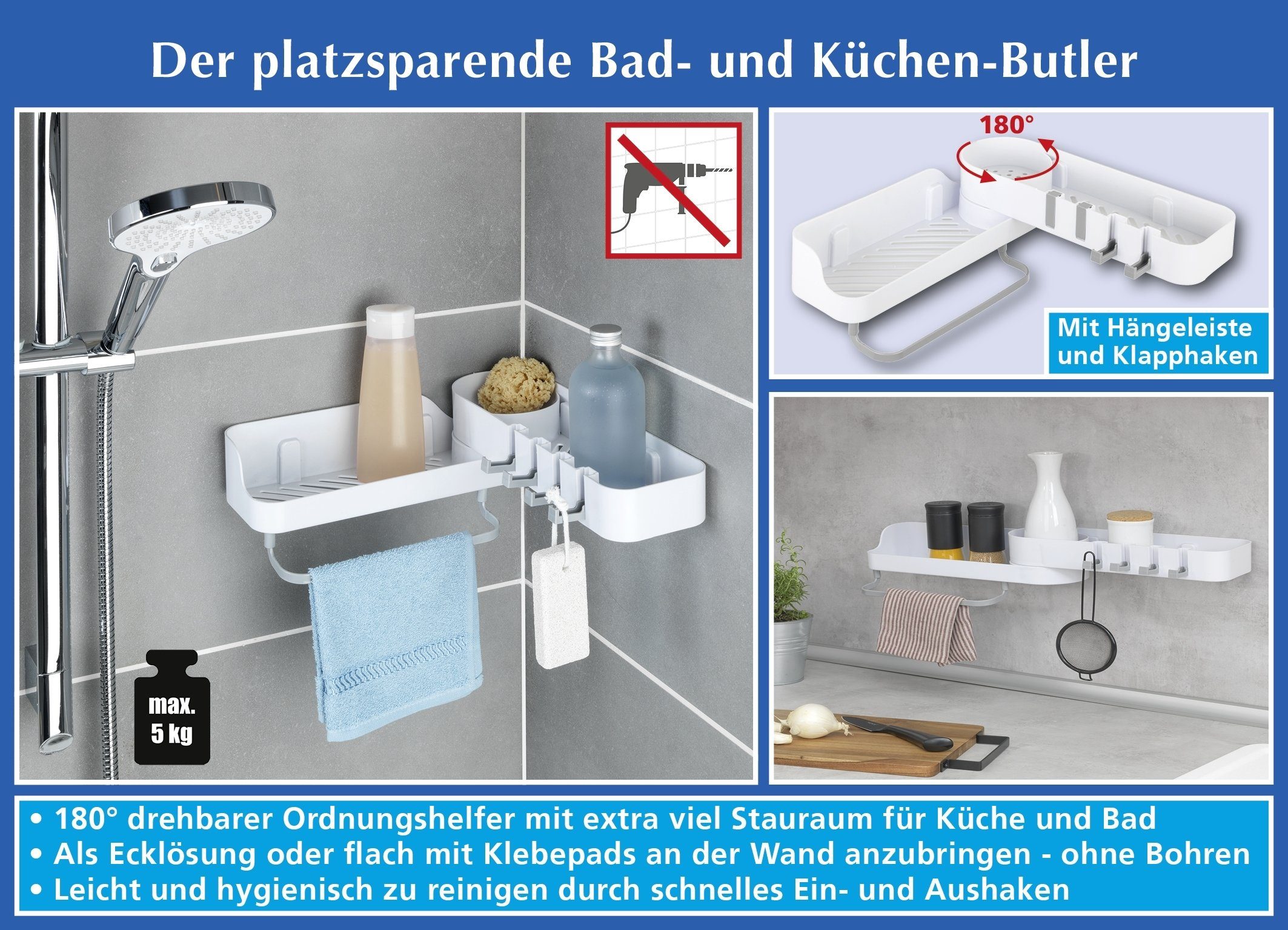 Maximex Küchenregal Eck-Caddy Universal Ca.: B: günstig online kaufen