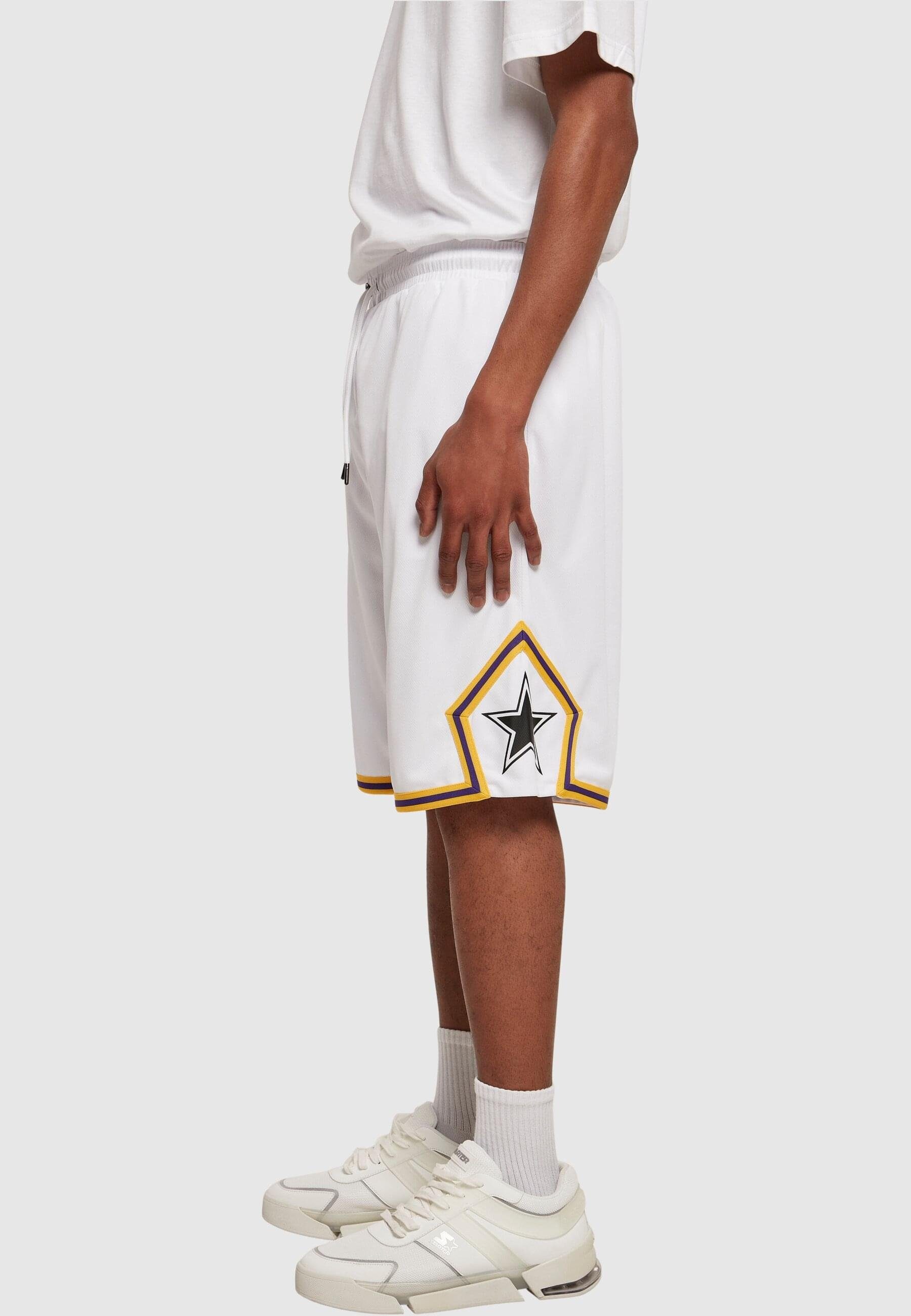 Starter Stoffhose Herren white Starter (1-tlg) Star Sports Leg Shorts