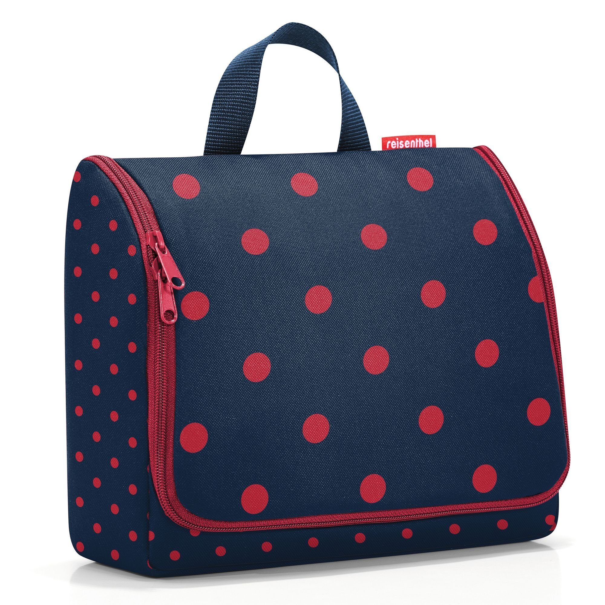 Kulturbeutel, dots red mixed Polyester REISENTHEL®