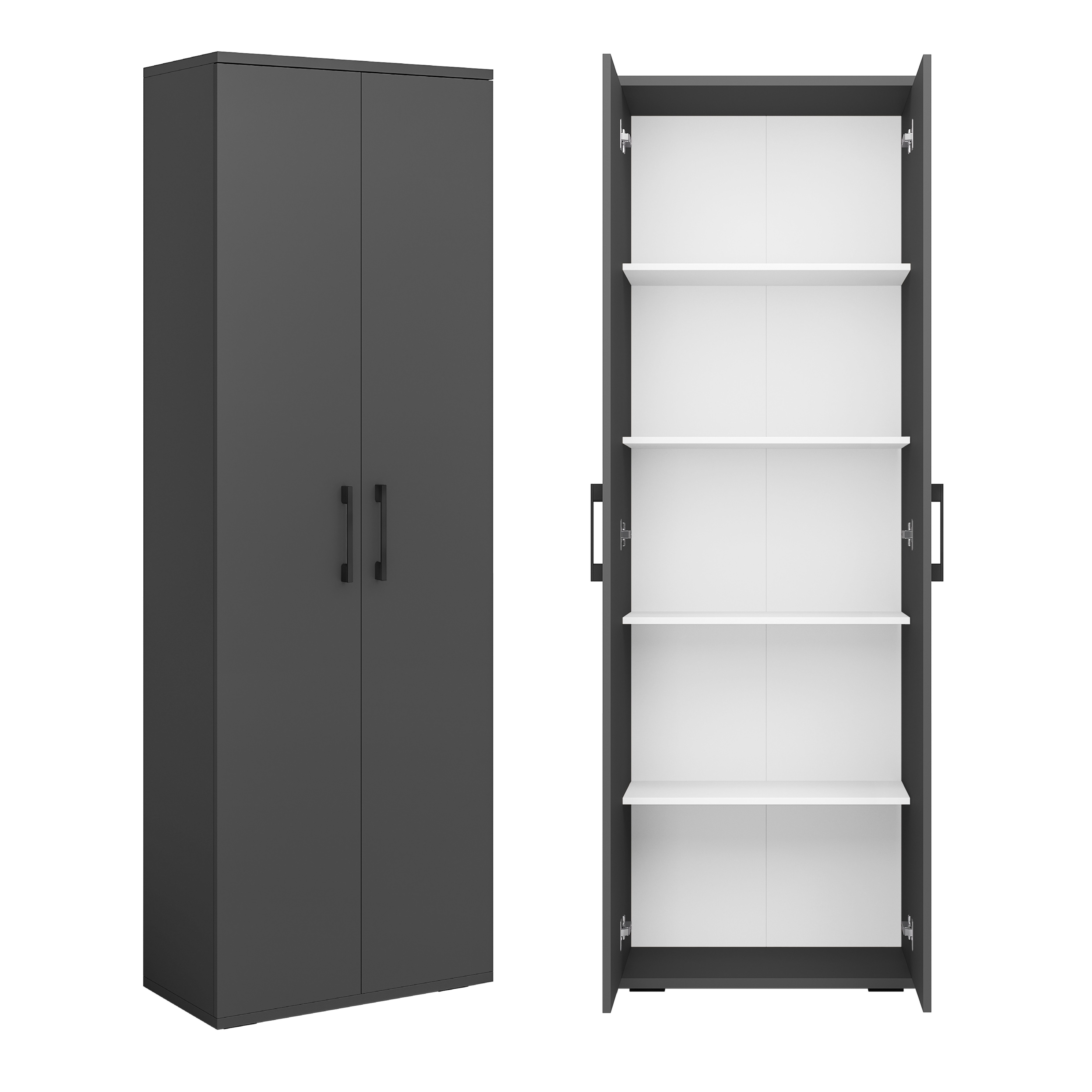 Bellamio Mehrzweckschrank Apol (Aktenschrank Anthrazit) mit günstig online kaufen