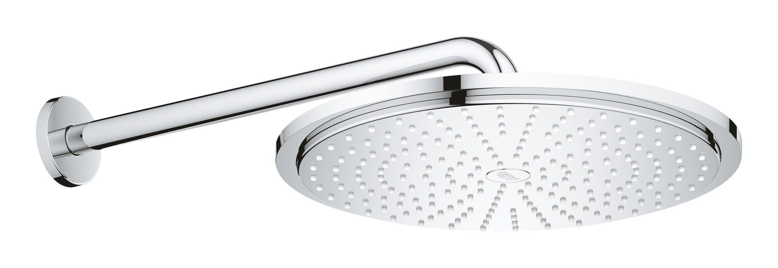 Grohe Kopfbrause Rainshower Cosmopolitan 310, Kopfbrauseset mit EcoJoy 9,5 l Wandmontage Ausladung