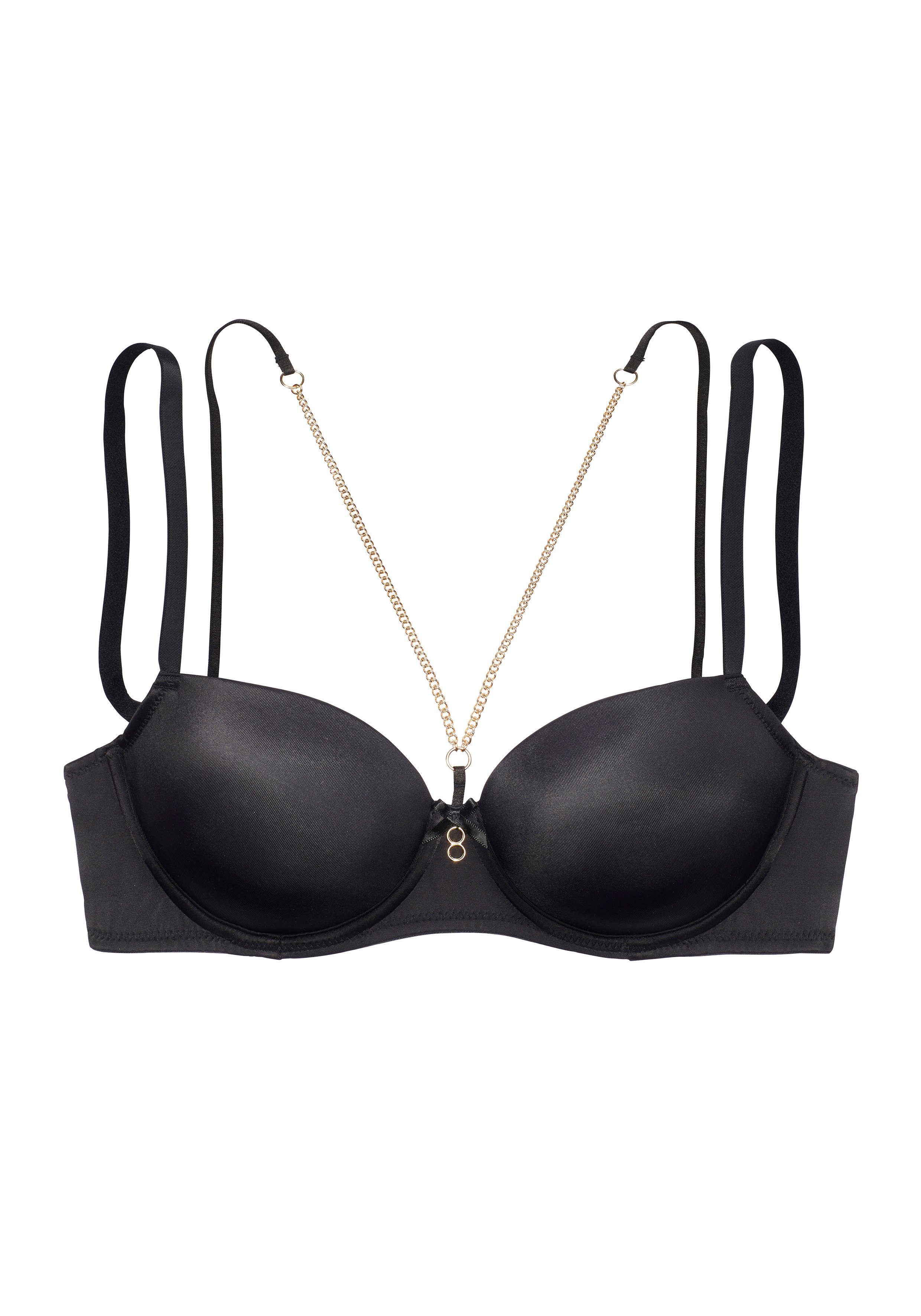 JETTE Schalen-BH mit extravagantem Schmuckteil, sexy Dessous