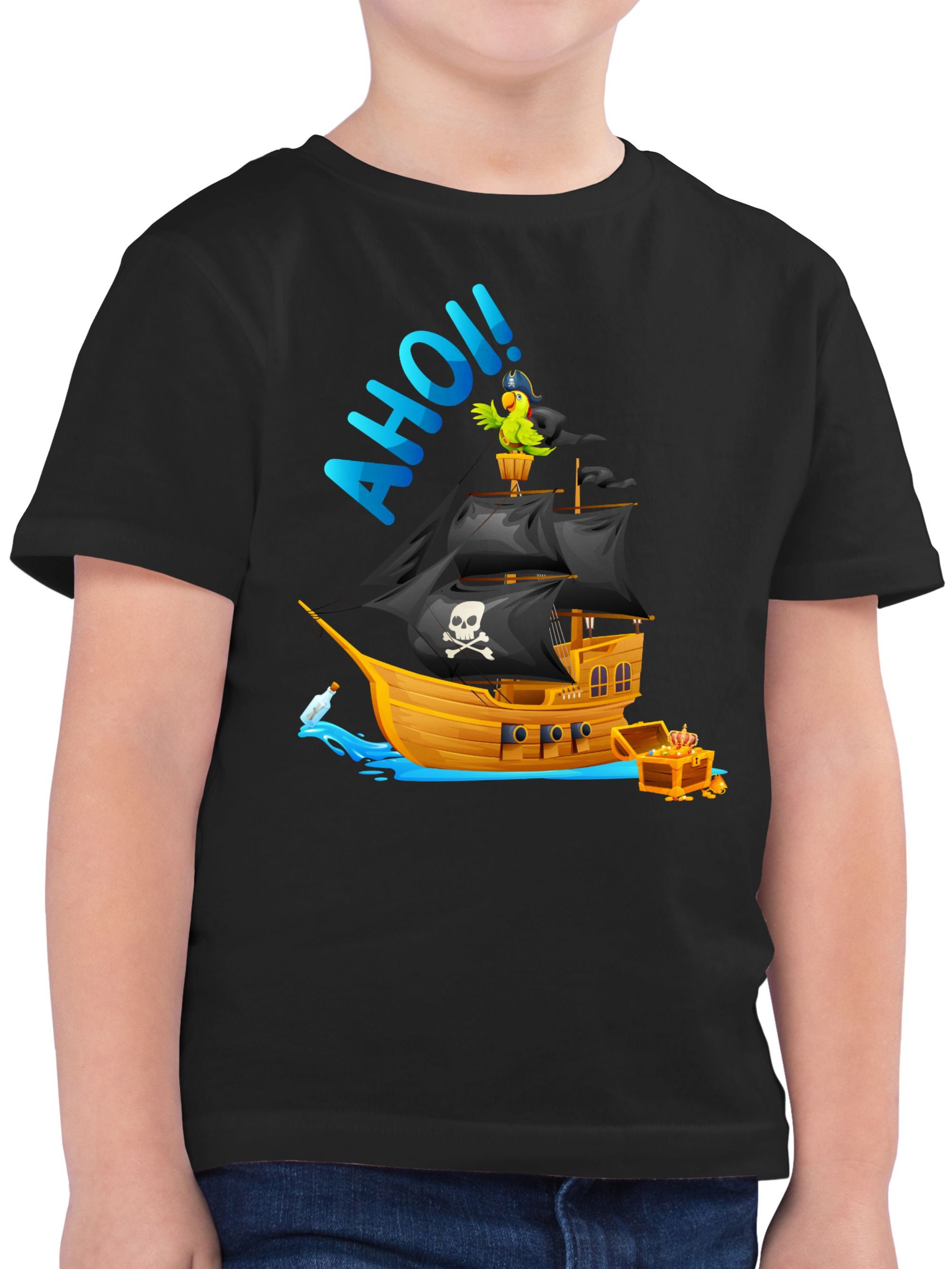 T-Shirt Piratenschiff, Ahoi Pirat, Piraten Flagge, Piraten Abenteuer, Pira