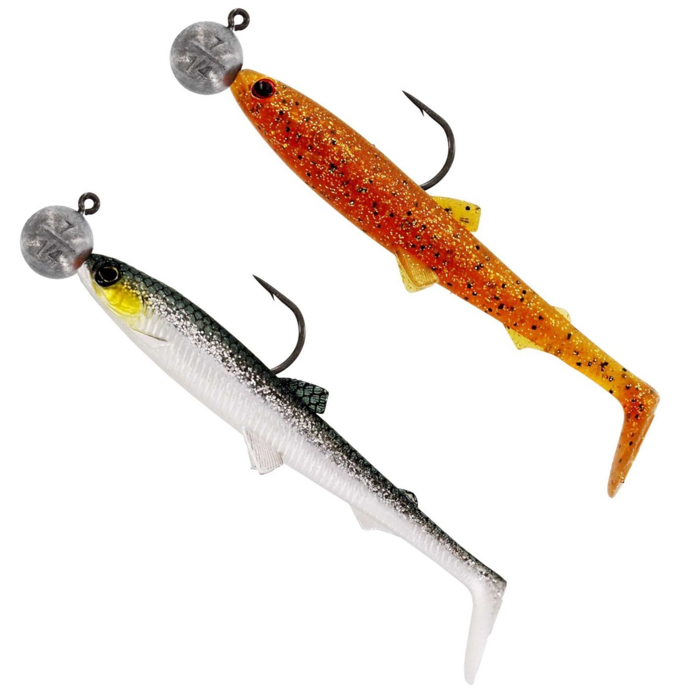 Kunstköder Westin BullTeez R'NR 9,5cm 7g Gr. 4/0 - 2 montierte Gummifische
