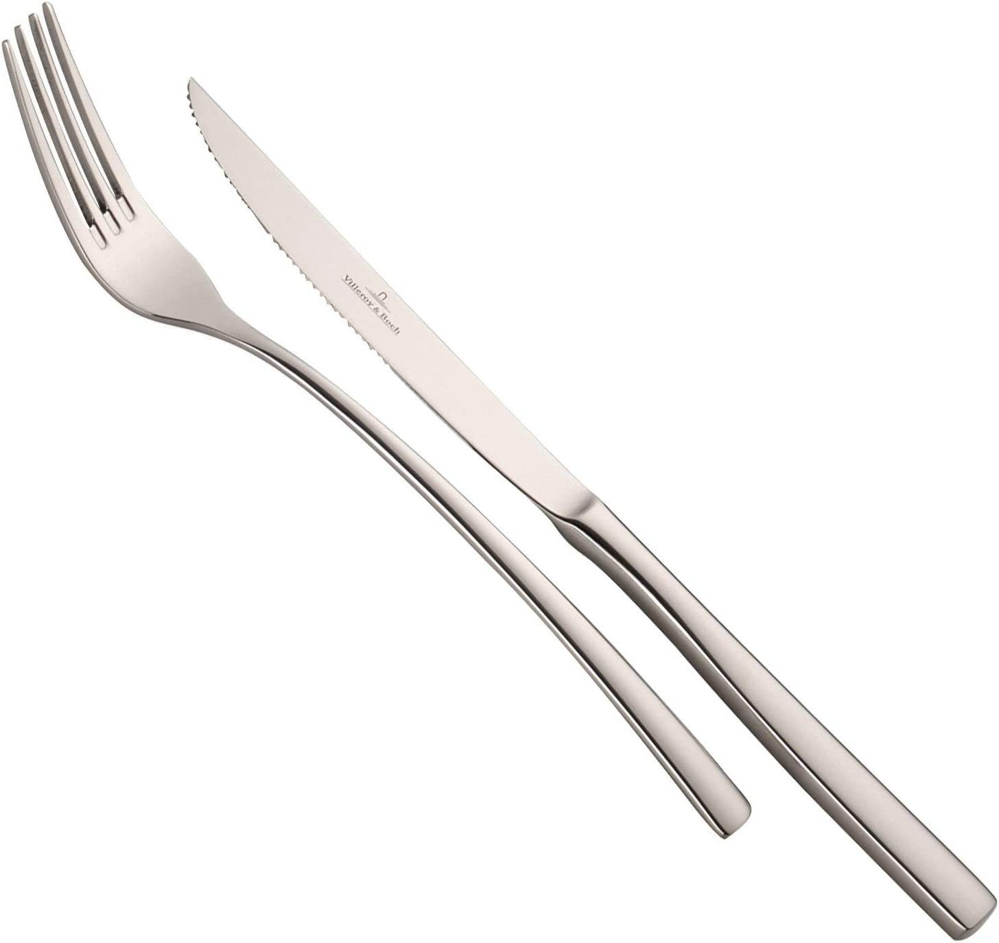 Villeroy & Boch Besteck-Set Piemont Steakbesteck-Set 12tlg. (12-tlg), 6 Personen, Edelstahl 18/10