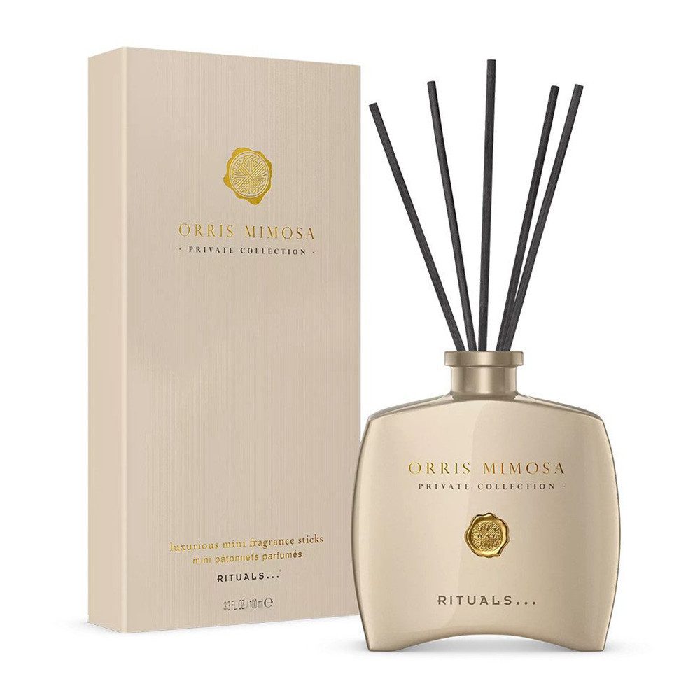 Rituals Raumduft Orris Mimosa Mini Duftstäbchen – Blumiger Raumduft mit Schwertlilie (Luxuriöse Duftstäbchen mit Schwertlilie & Mimose – bis zu 6 Wochen Duft)