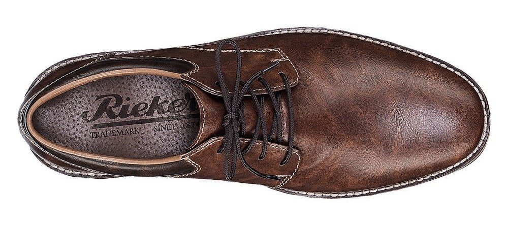 Rieker Schnürschuh mit gepolsterter Innensohle, Freizeitschuh, Halbschuh, Schnürschuh. Reduzierter Preis € 59,96. Unverbindliche Preisempfehlung € 69,95