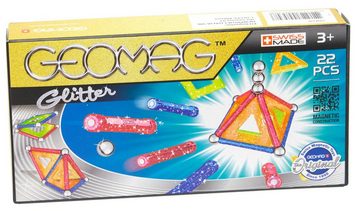 Geomag™ Magnetspielbausteine Geomag Classic Bundle Glitter Set + Pink Set Magnetspielzeug (44, (44 St), 2 Packungen, Bundle