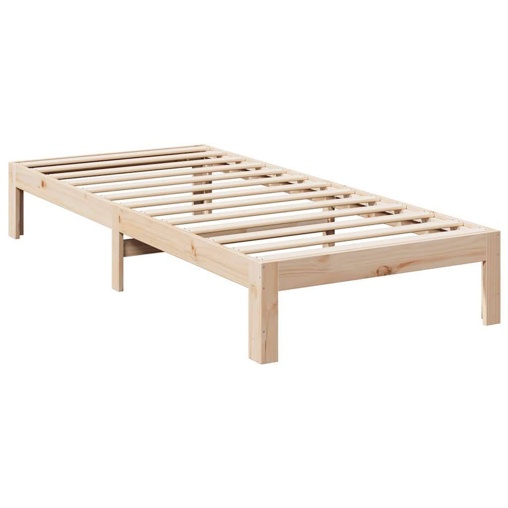 vidaXL Bett Massivholzbett ohne Matratze 90x200 günstig online kaufen