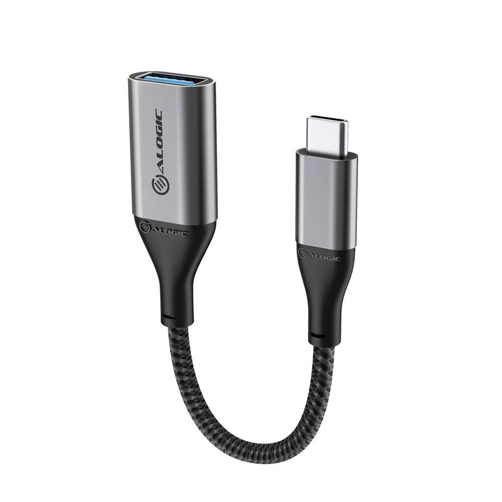 ALOGIC USB 3.1 USB-C auf USB-A Adapter grau Computer-Adapter