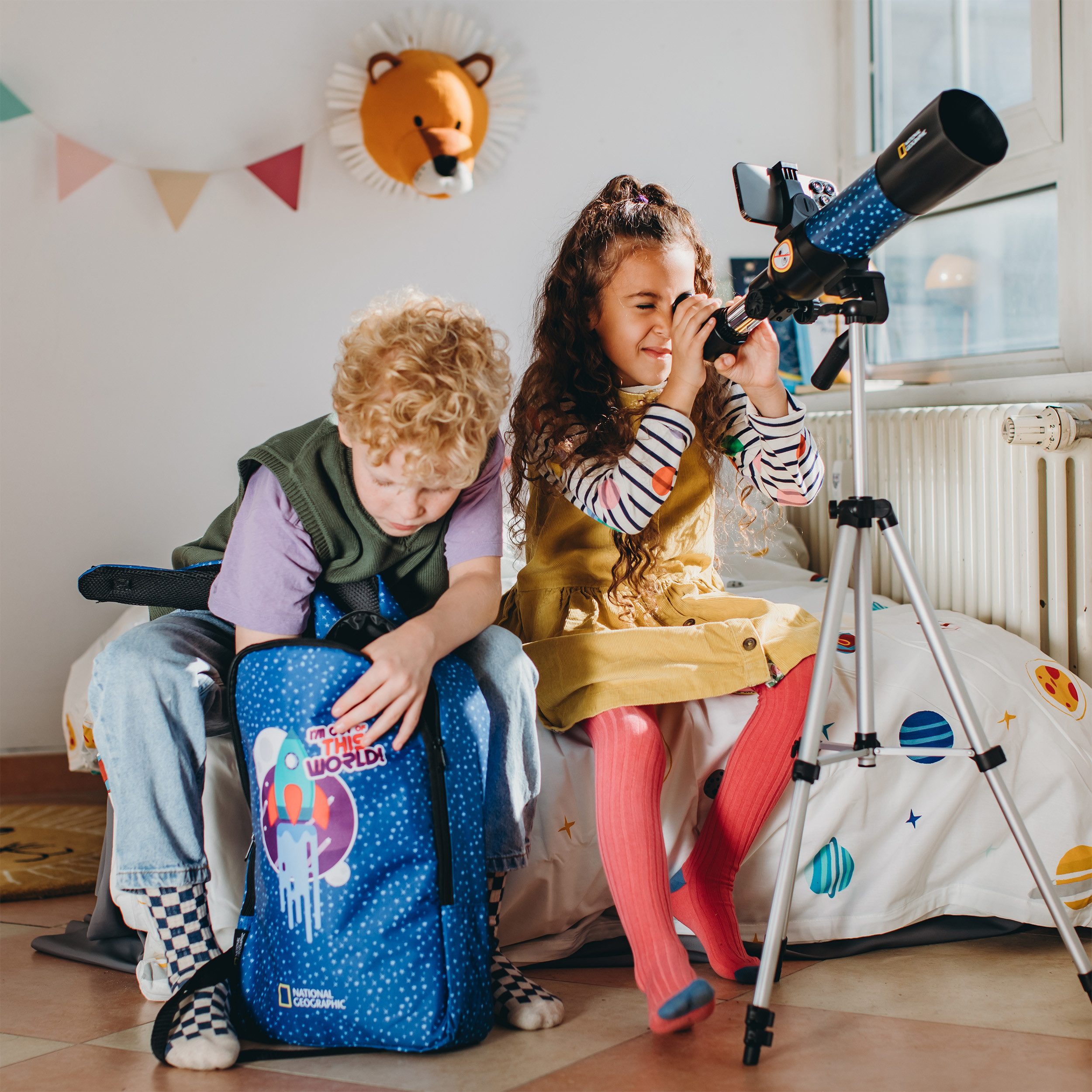 NATIONAL GEOGRAPHIC Teleskop NATIONAL GEOGRAPHIC Kinderteleskop mit Augmented-Reality-App