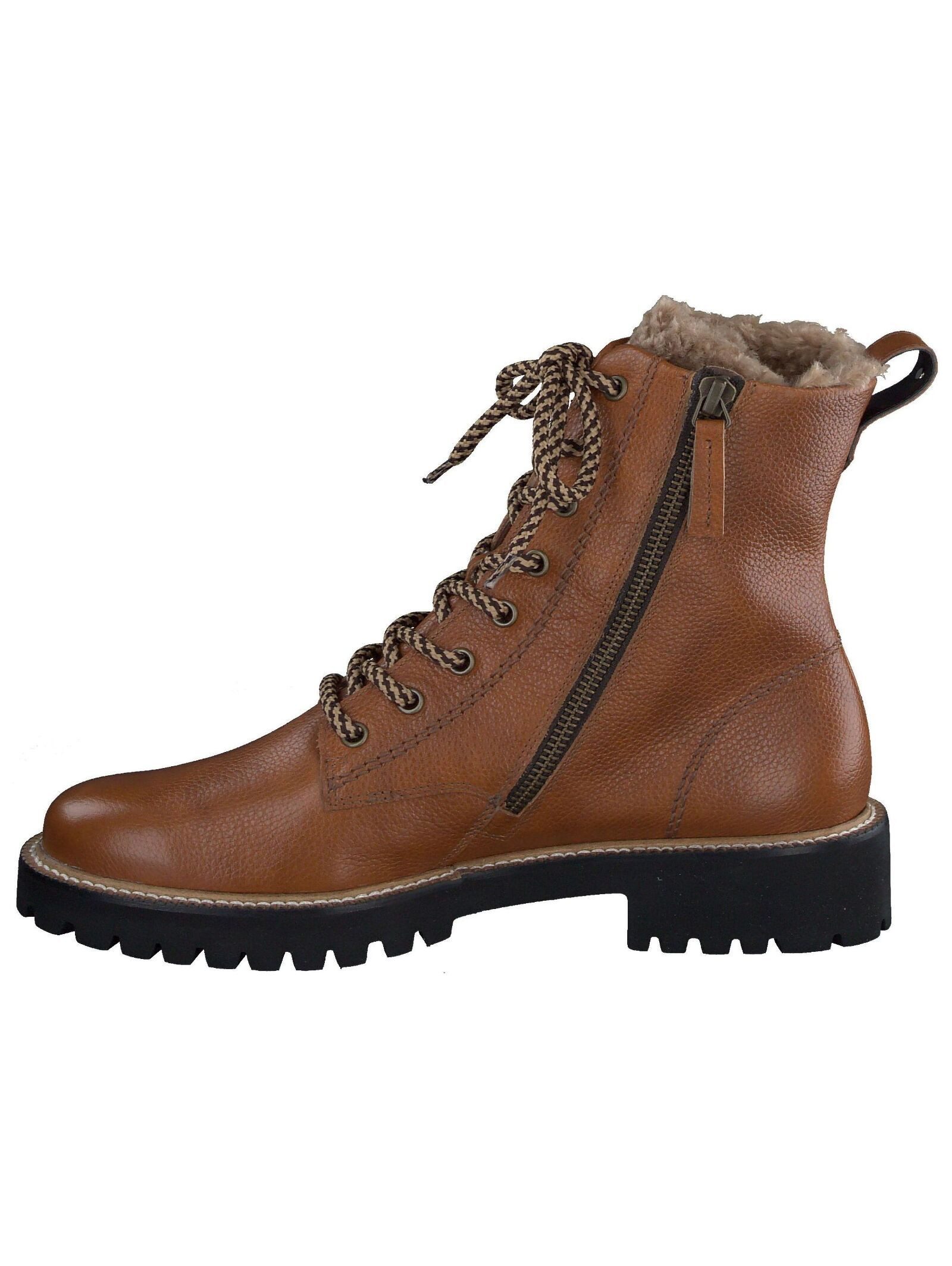 Paul Green Paul Green Stiefelette Glattleder Schnürstiefelette