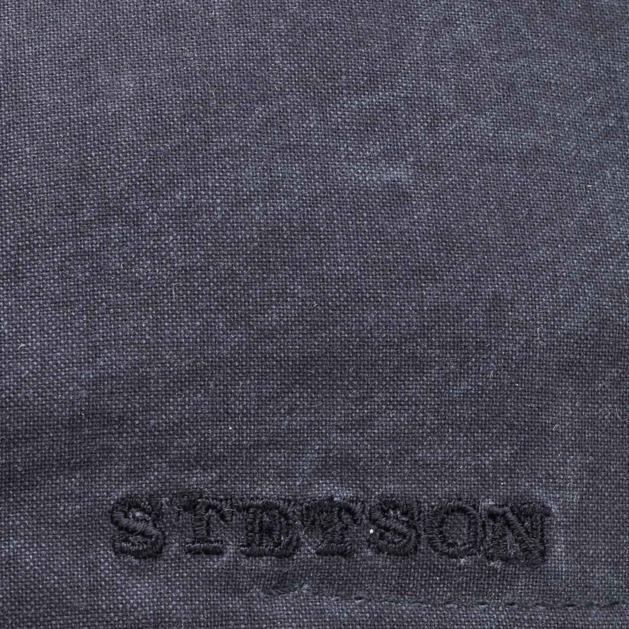 Stetson (1-St) mit blau Schirm Flat Flatcap Cap