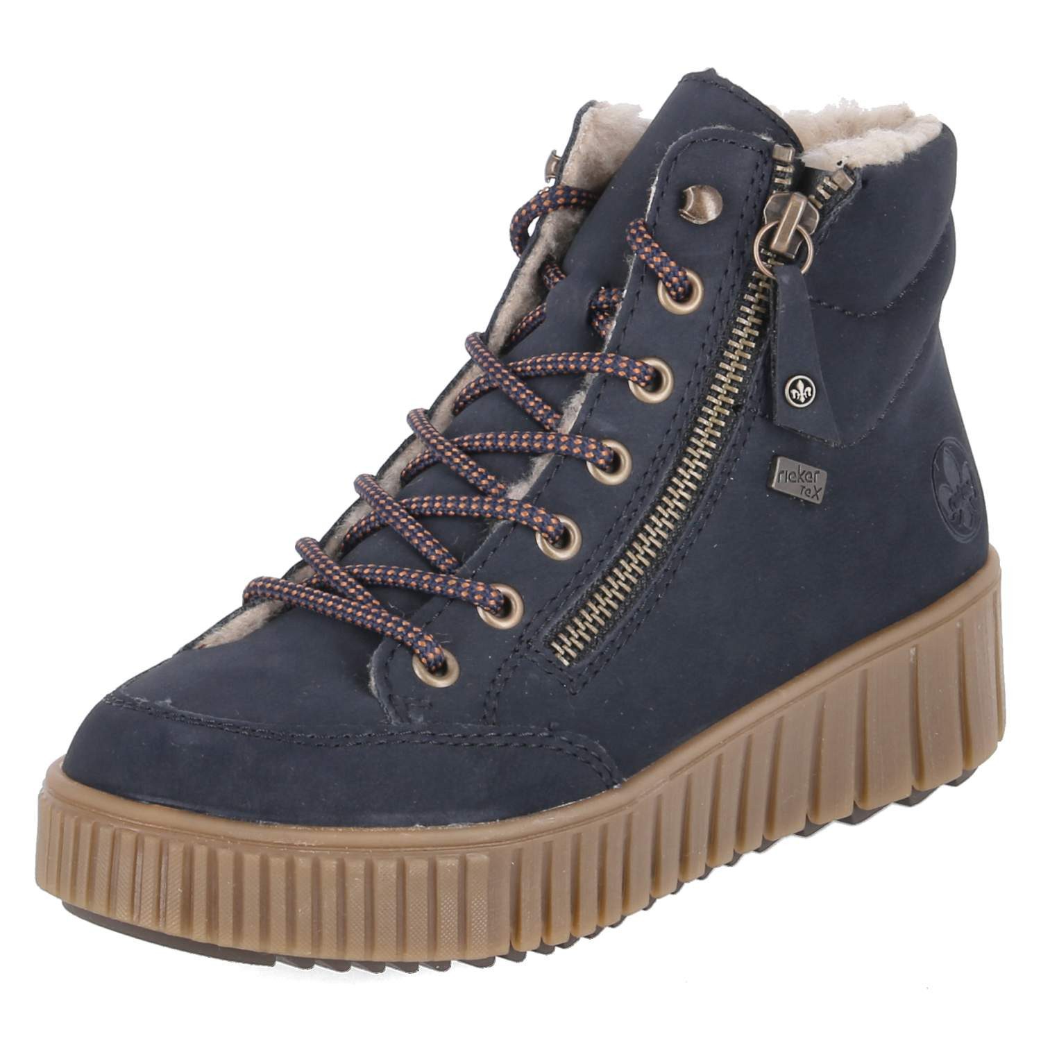 Rieker Rieker Y6104-14 Damen Synthetik blau Winterstiefel günstig online kaufen